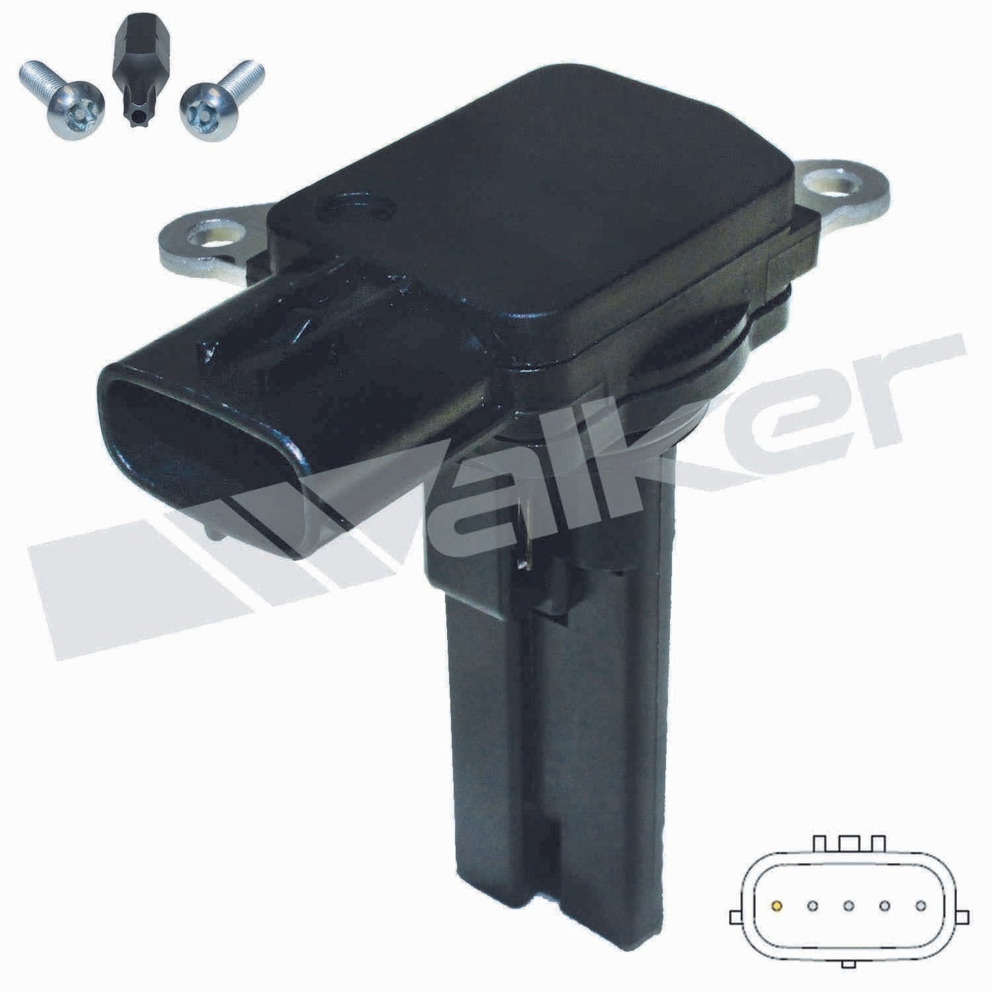 Front View of Mass Air Flow Sensor WALKER 245-1150