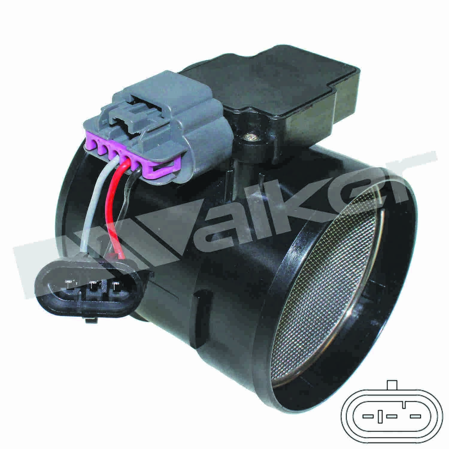 Front View of Mass Air Flow Sensor WALKER 245-1162