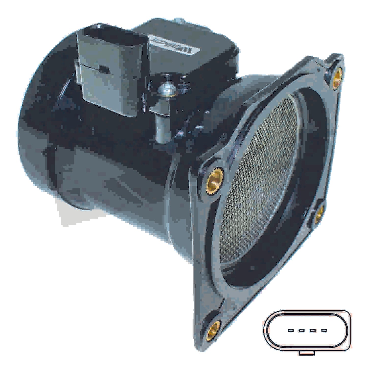 Front View of Mass Air Flow Sensor WALKER 245-1163