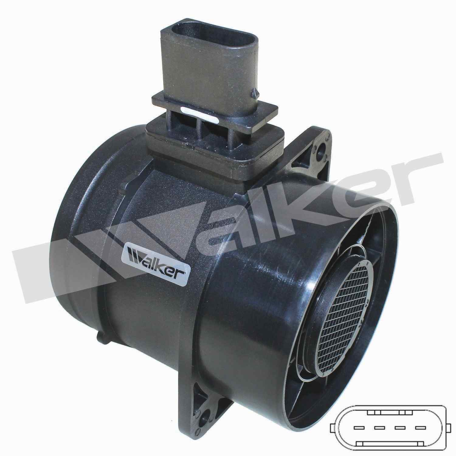 Front View of Mass Air Flow Sensor WALKER 245-1180