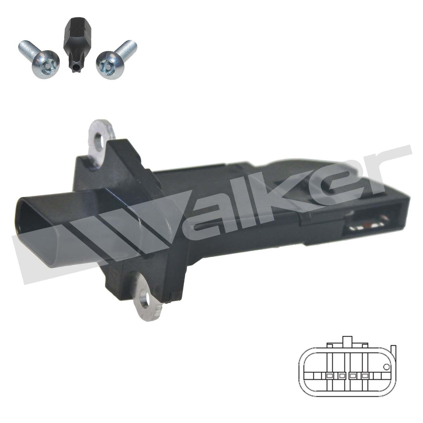 Front View of Mass Air Flow Sensor WALKER 245-1329