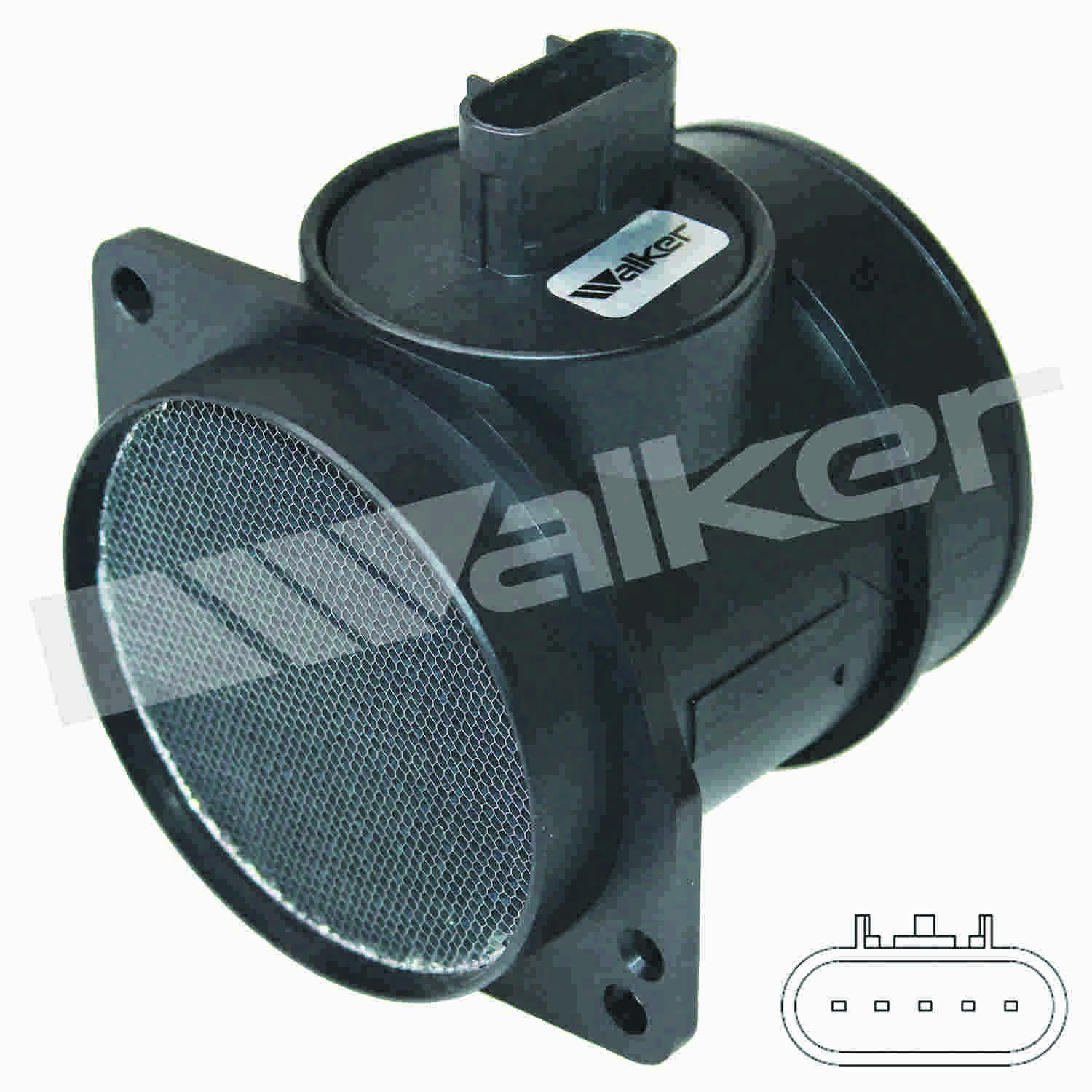 Front View of Mass Air Flow Sensor WALKER 245-1338