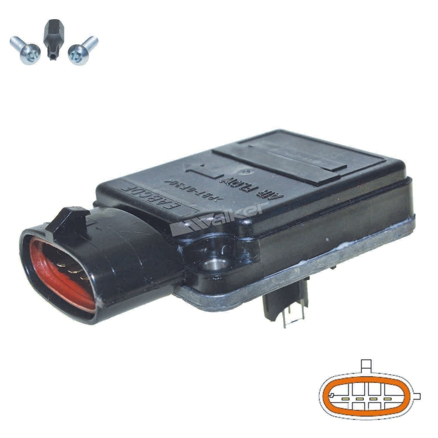 Front View of Mass Air Flow Sensor WALKER 245-2033