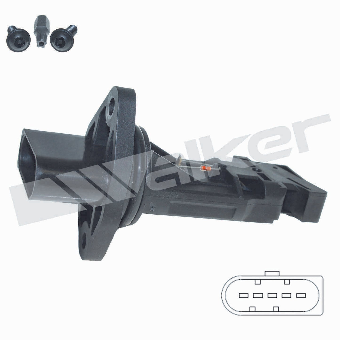 Front View of Mass Air Flow Sensor WALKER 245-2081