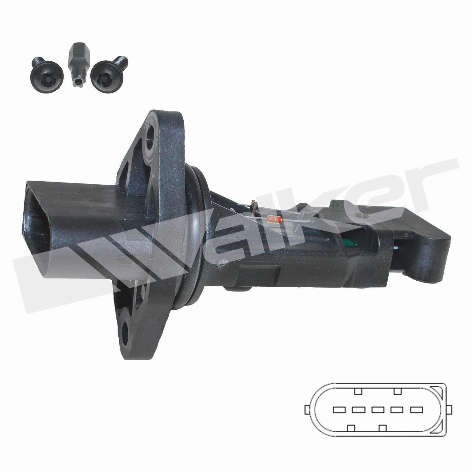 Front View of Mass Air Flow Sensor WALKER 245-2173