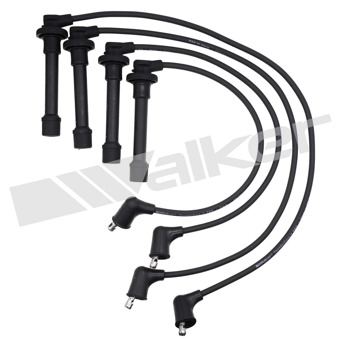 Front View of Spark Plug Wire Set WALKER 924-1205