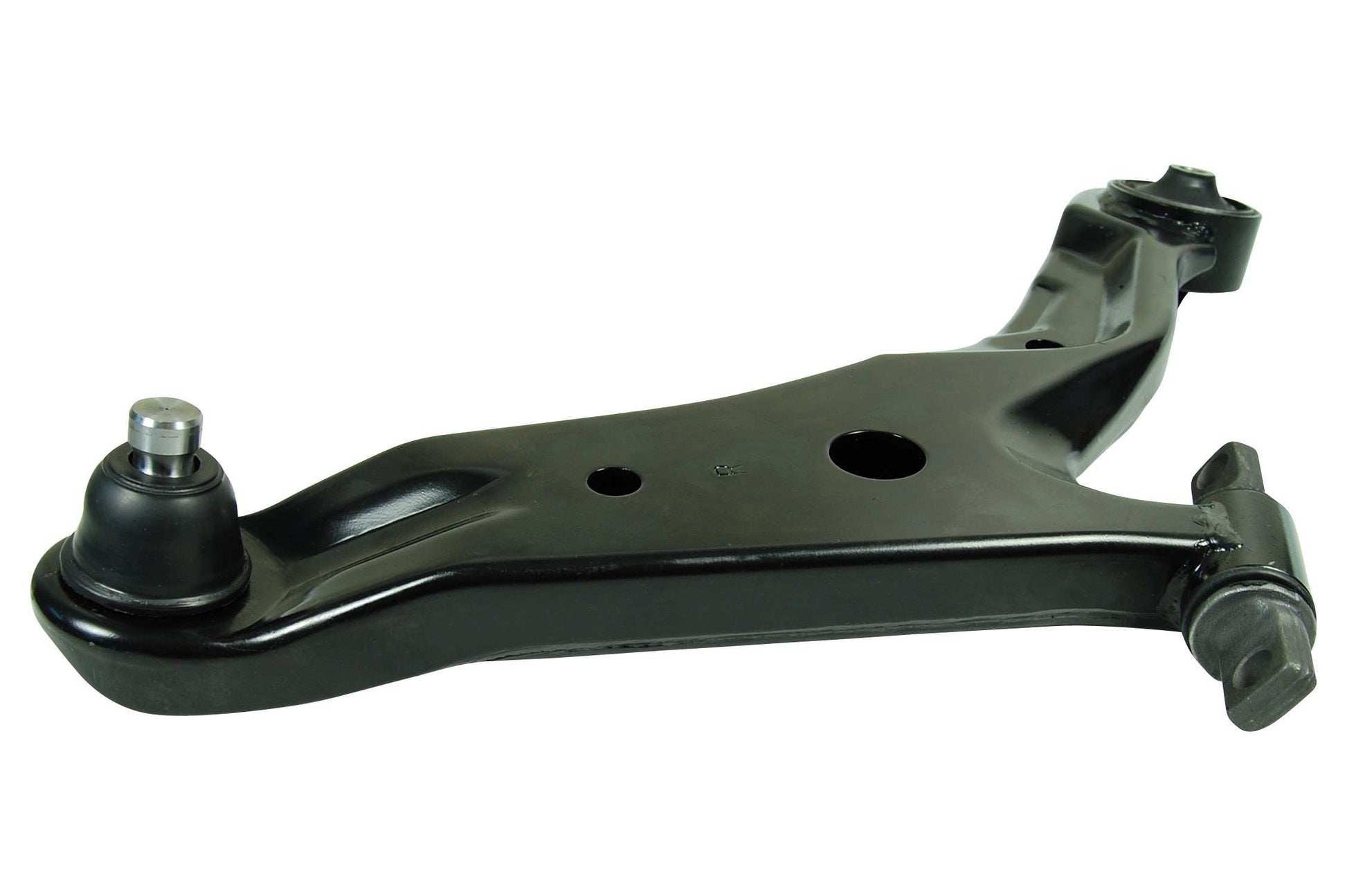 Side View of Front Right Suspension Control Arm and Ball Joint Assembly MEVOTECH OG GK80348