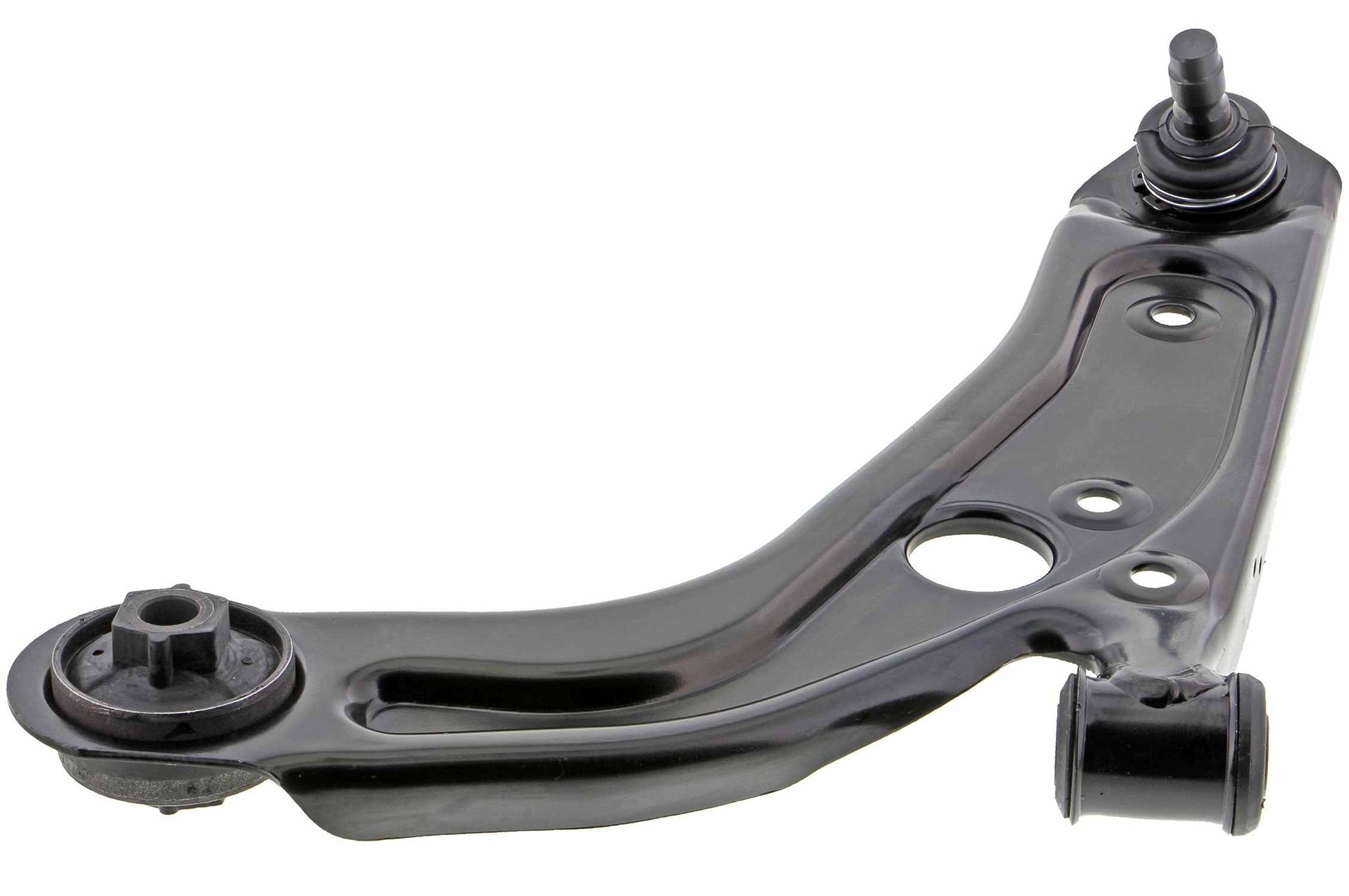 Angle View of Front Left Suspension Control Arm and Ball Joint Assembly MEVOTECH OG GS101183