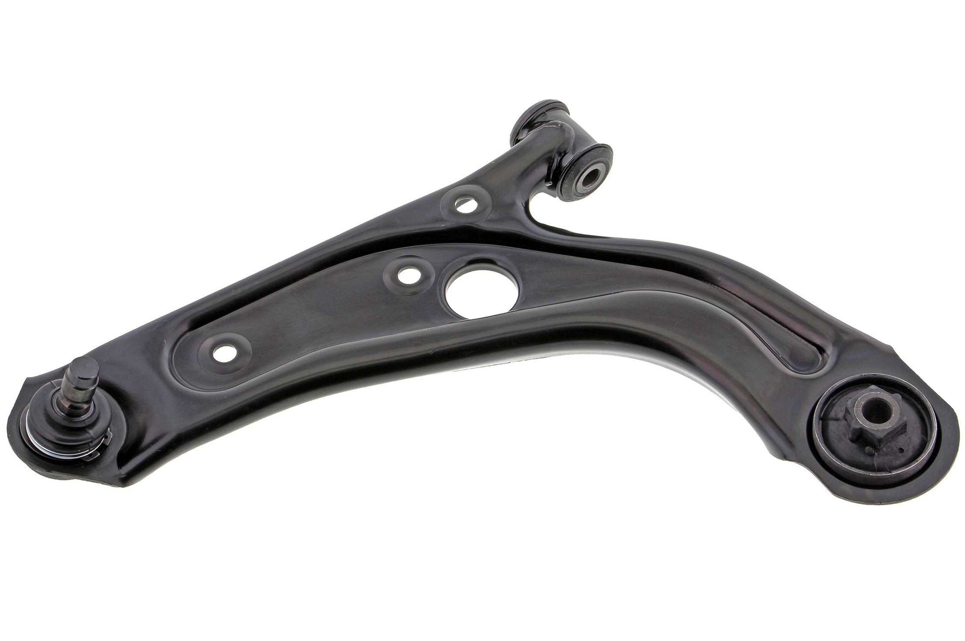 Front View of Front Left Suspension Control Arm and Ball Joint Assembly MEVOTECH OG GS101183