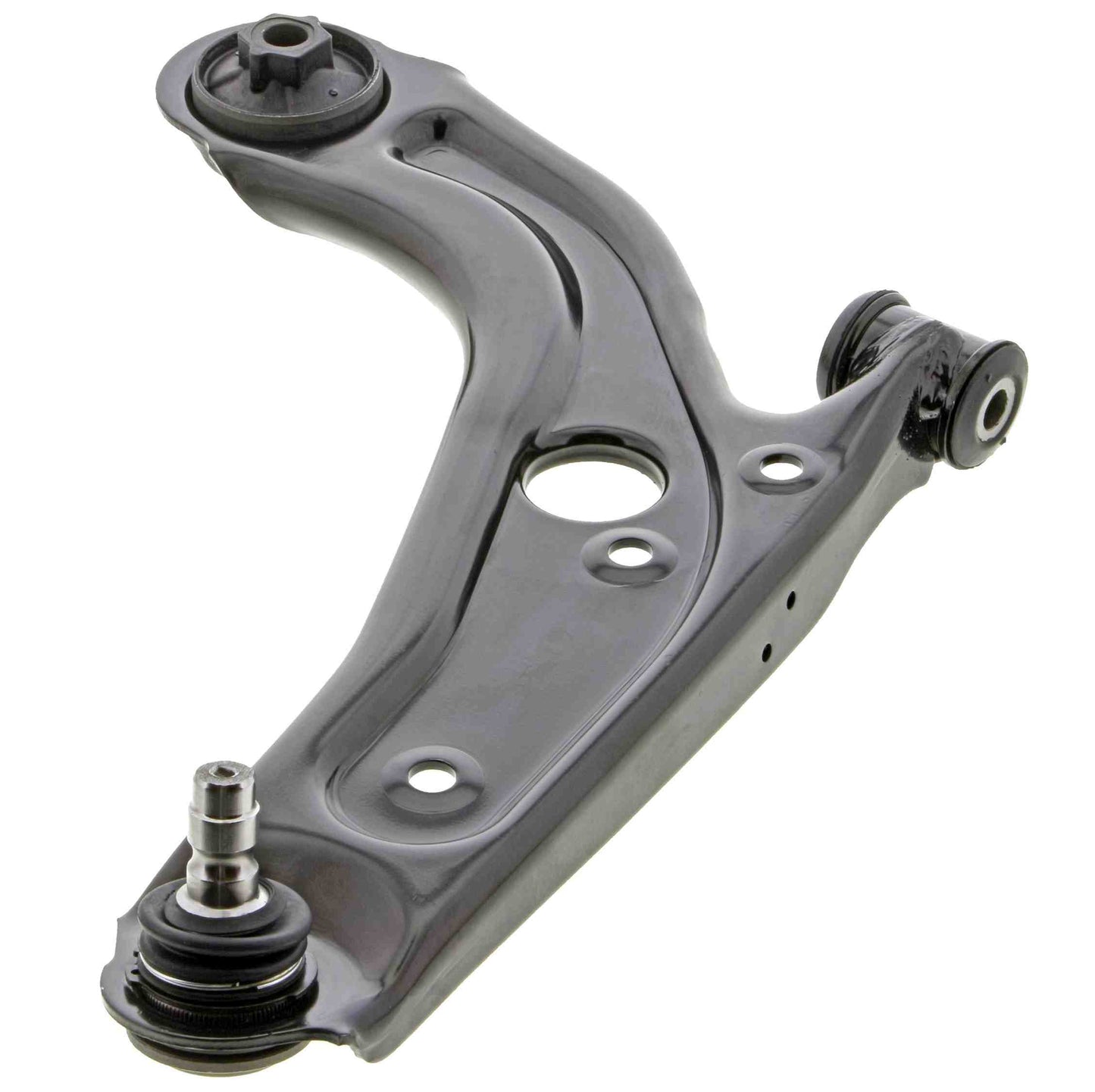 Front View of Front Right Suspension Control Arm and Ball Joint Assembly MEVOTECH OG GS101184