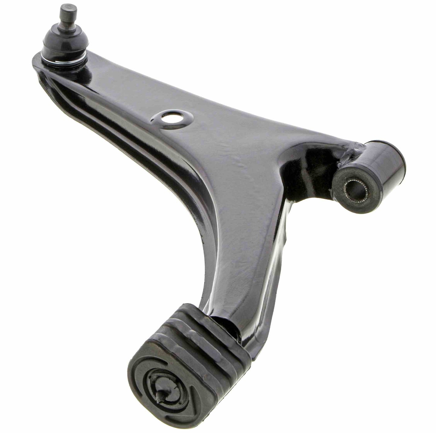 Angle View of Front Left Suspension Control Arm and Ball Joint Assembly MEVOTECH OG GS20108