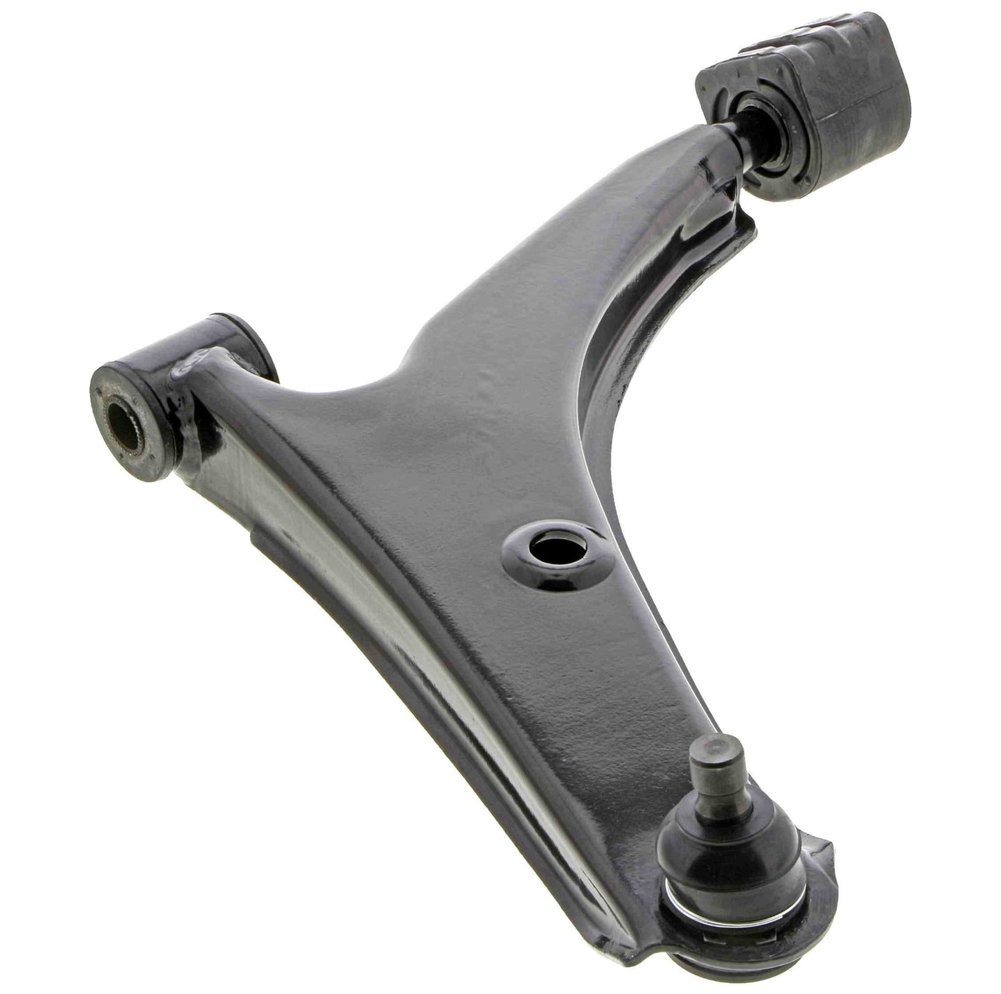 Front View of Front Left Suspension Control Arm and Ball Joint Assembly MEVOTECH OG GS20108