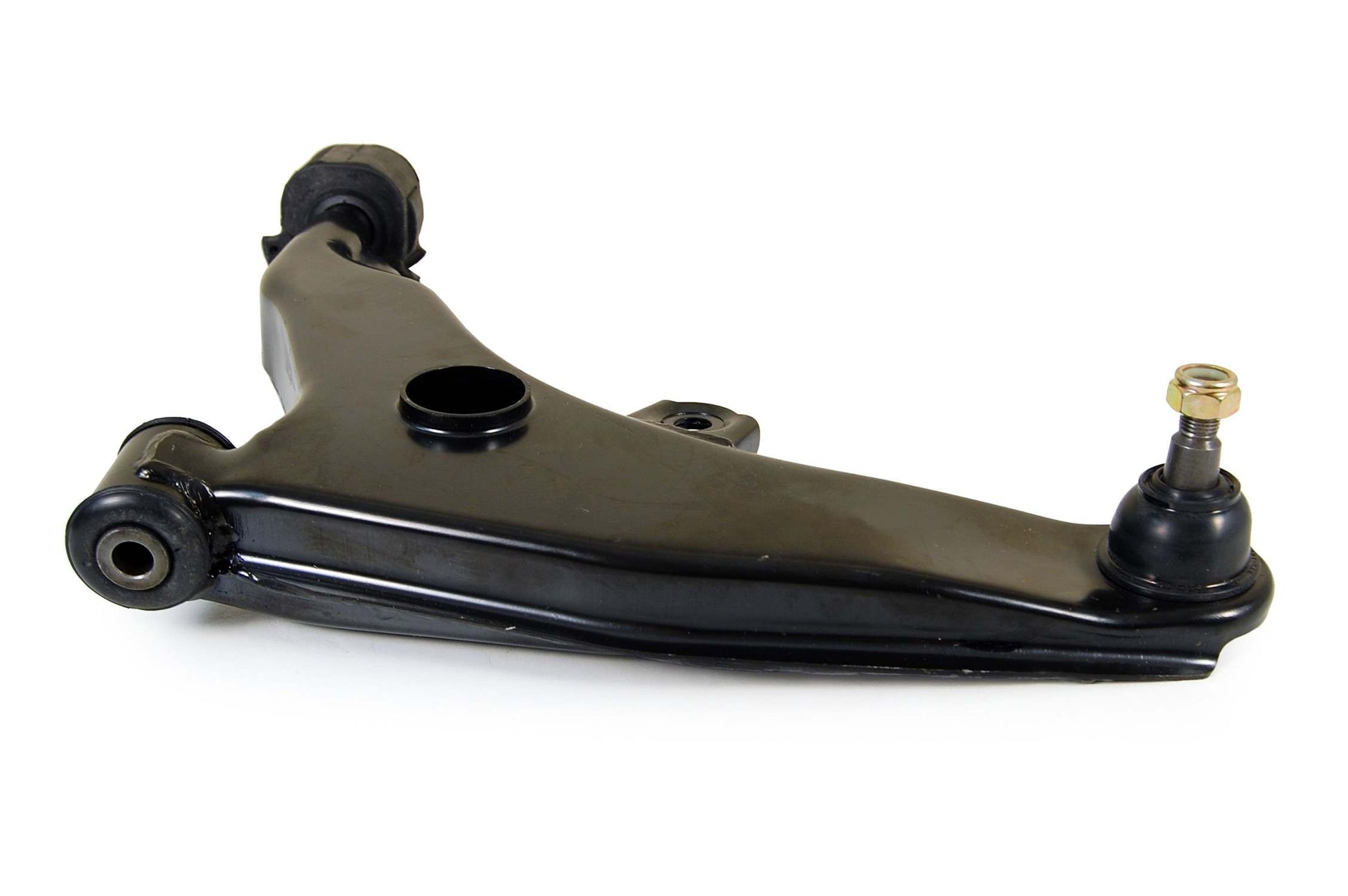 Side View of Front Left Suspension Control Arm and Ball Joint Assembly MEVOTECH OG GS20118