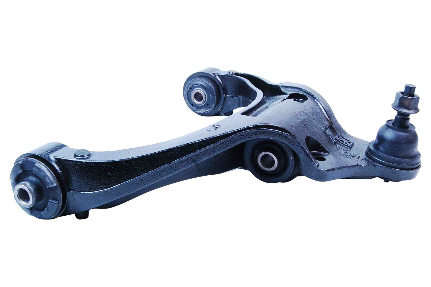 Side View of Front Right Suspension Control Arm and Ball Joint Assembly MEVOTECH OG GS25143