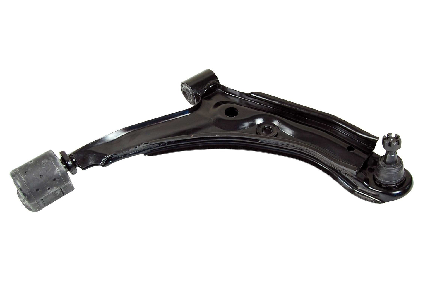 Front View of Front Right Suspension Control Arm and Ball Joint Assembly MEVOTECH OG GS3055