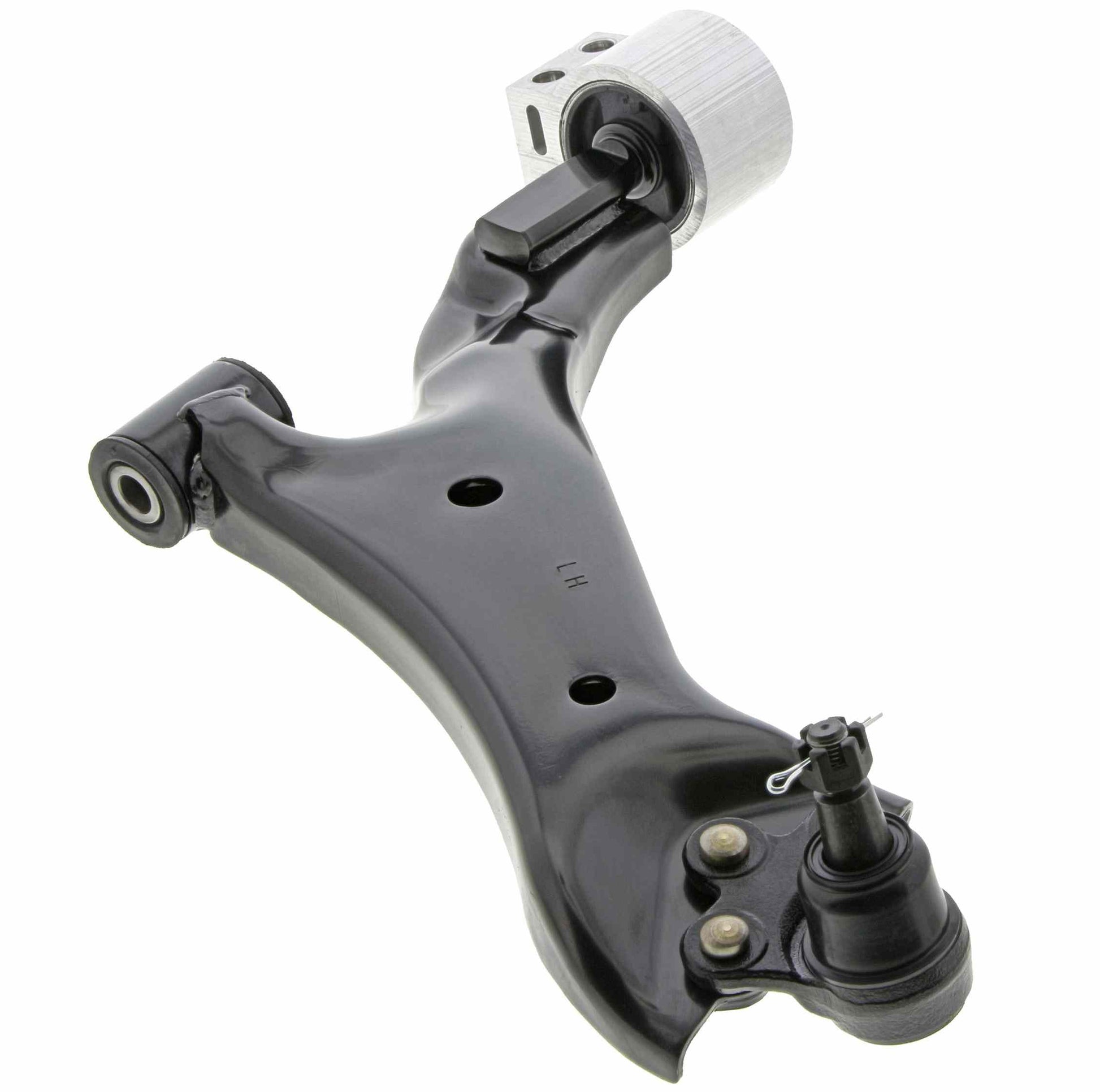 Front View of Front Left Suspension Control Arm and Ball Joint Assembly MEVOTECH OG GS501117