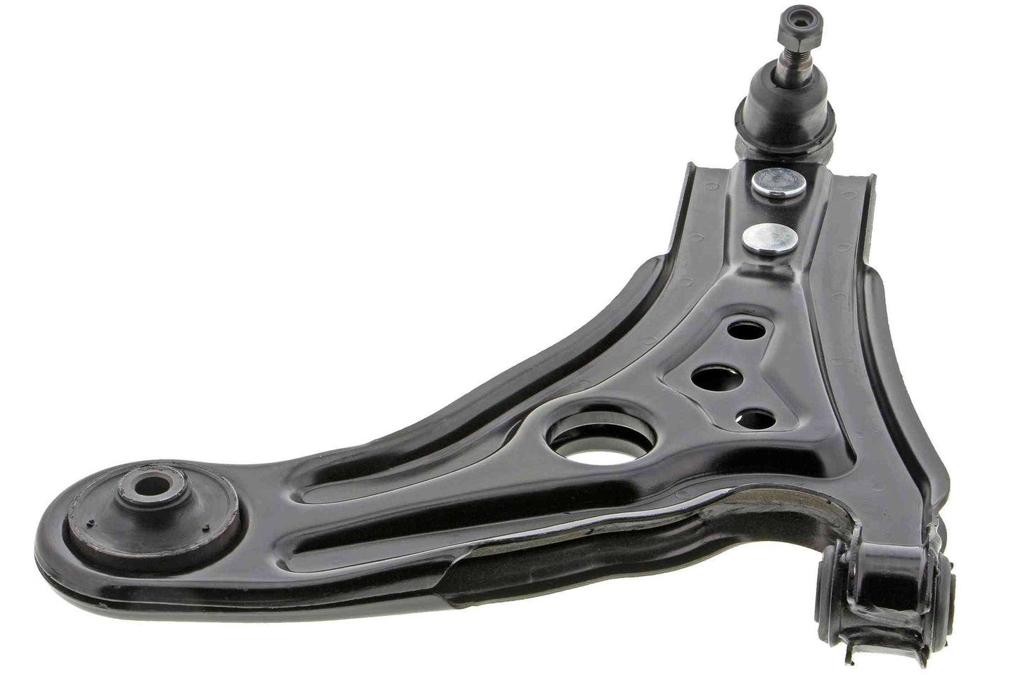 Angle View of Front Left Suspension Control Arm and Ball Joint Assembly MEVOTECH OG GS50126