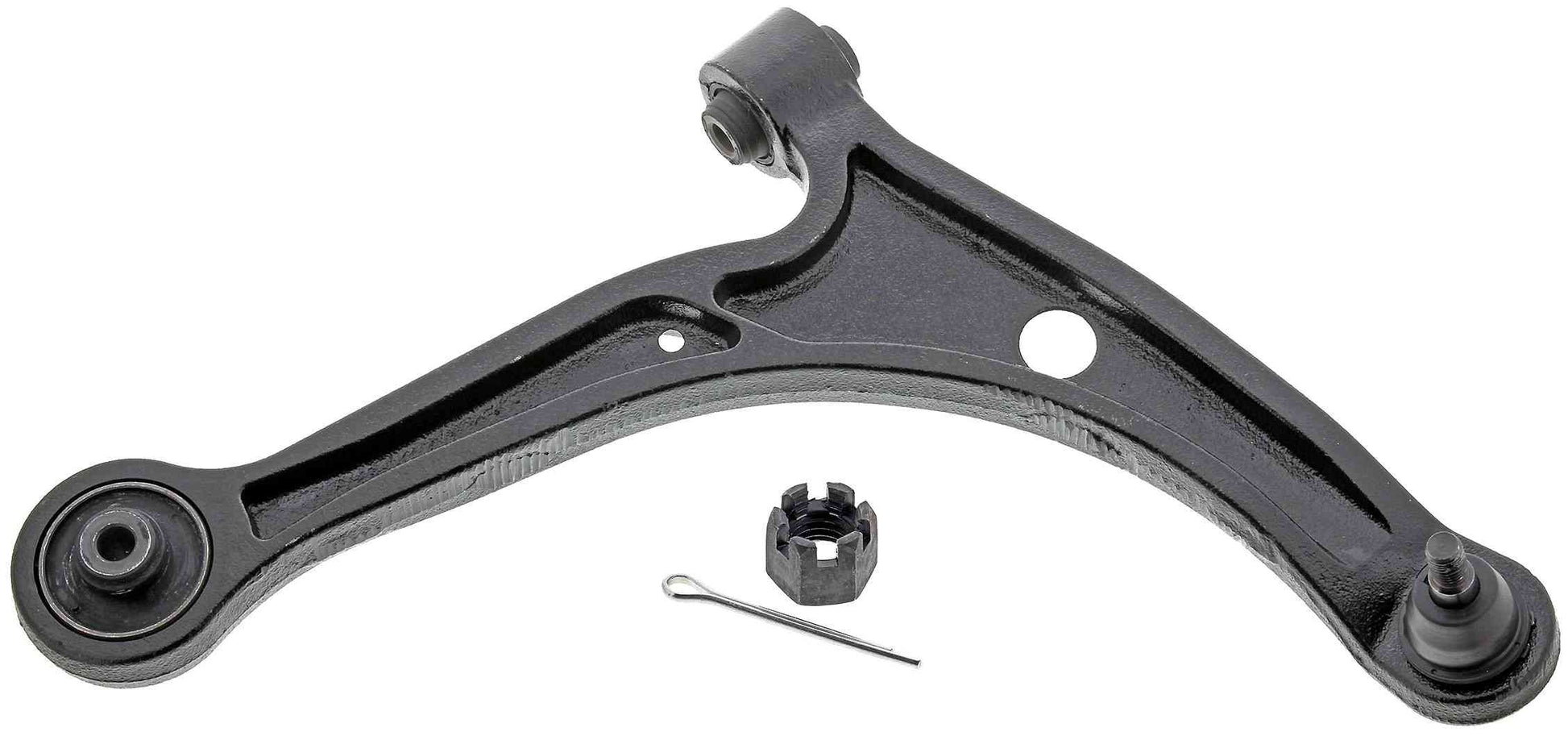 Front View of Front Right Suspension Control Arm and Ball Joint Assembly MEVOTECH OG GS60106