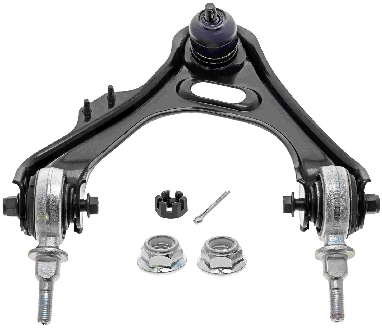 Front View of Front Upper Left Suspension Control Arm and Ball Joint Assembly MEVOTECH OG GS60126