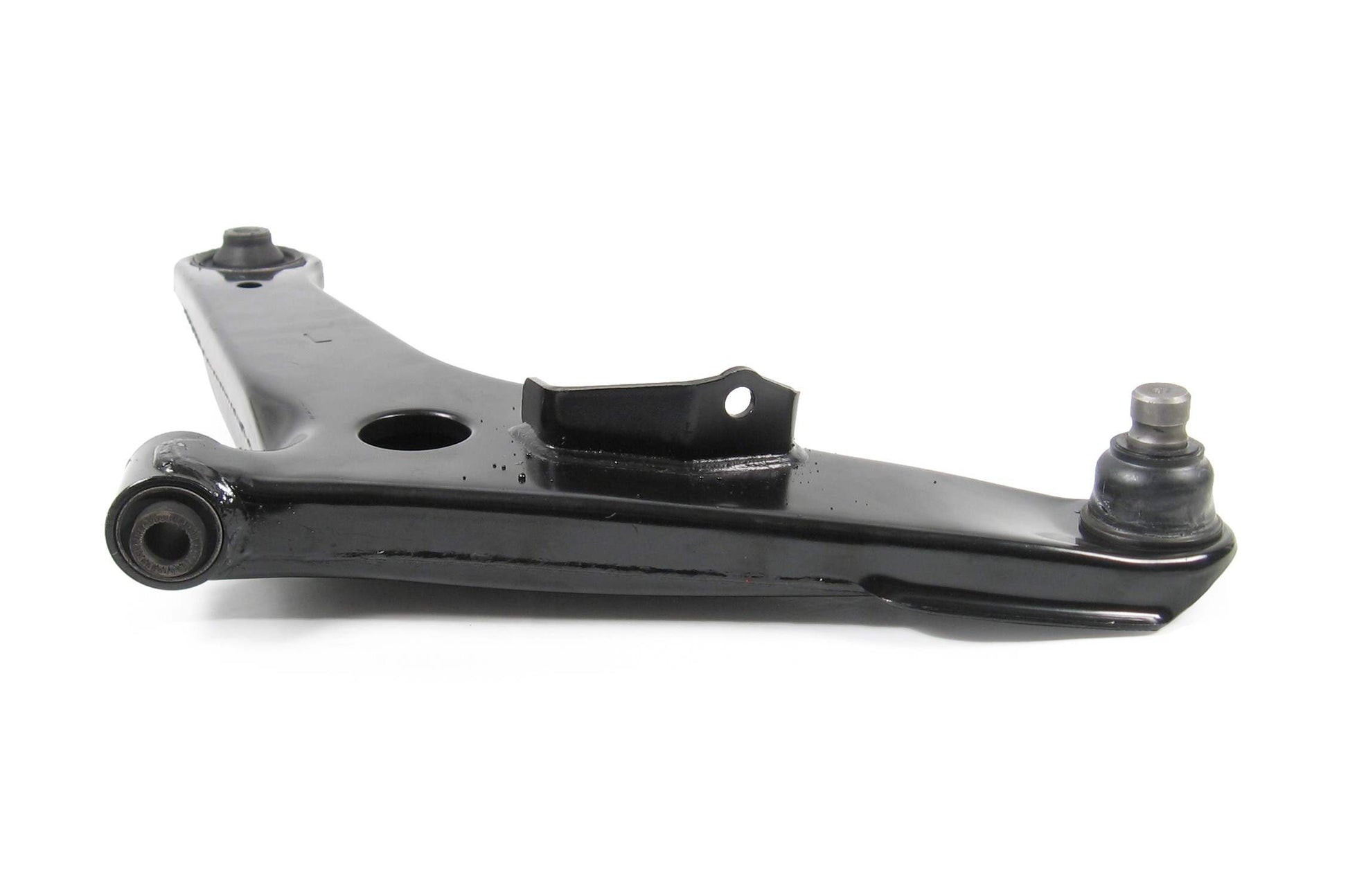 Side View of Front Left Suspension Control Arm and Ball Joint Assembly MEVOTECH OG GS80130