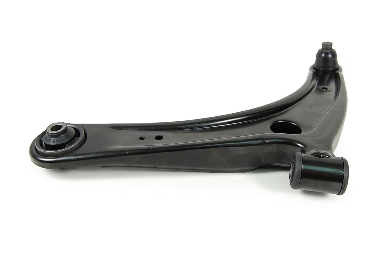 Angle View of Front Left Suspension Control Arm and Ball Joint Assembly MEVOTECH OG GS80170