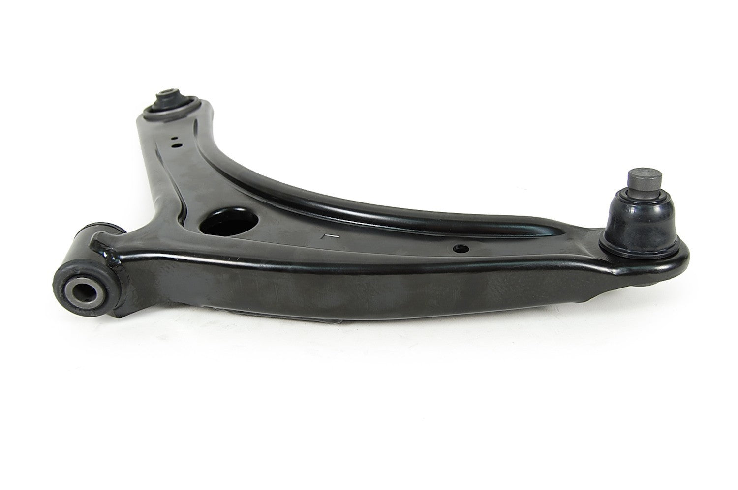 Side View of Front Left Suspension Control Arm and Ball Joint Assembly MEVOTECH OG GS80170