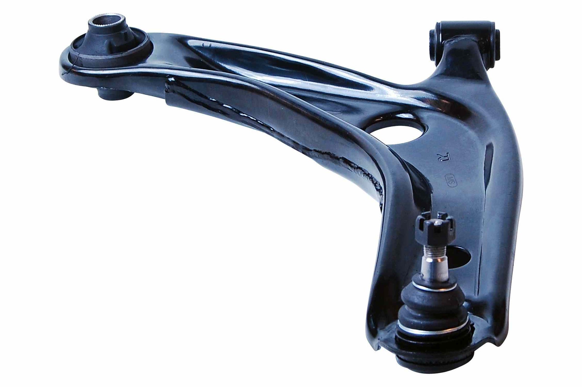 Front View of Front Right Suspension Control Arm and Ball Joint Assembly MEVOTECH OG GS86139