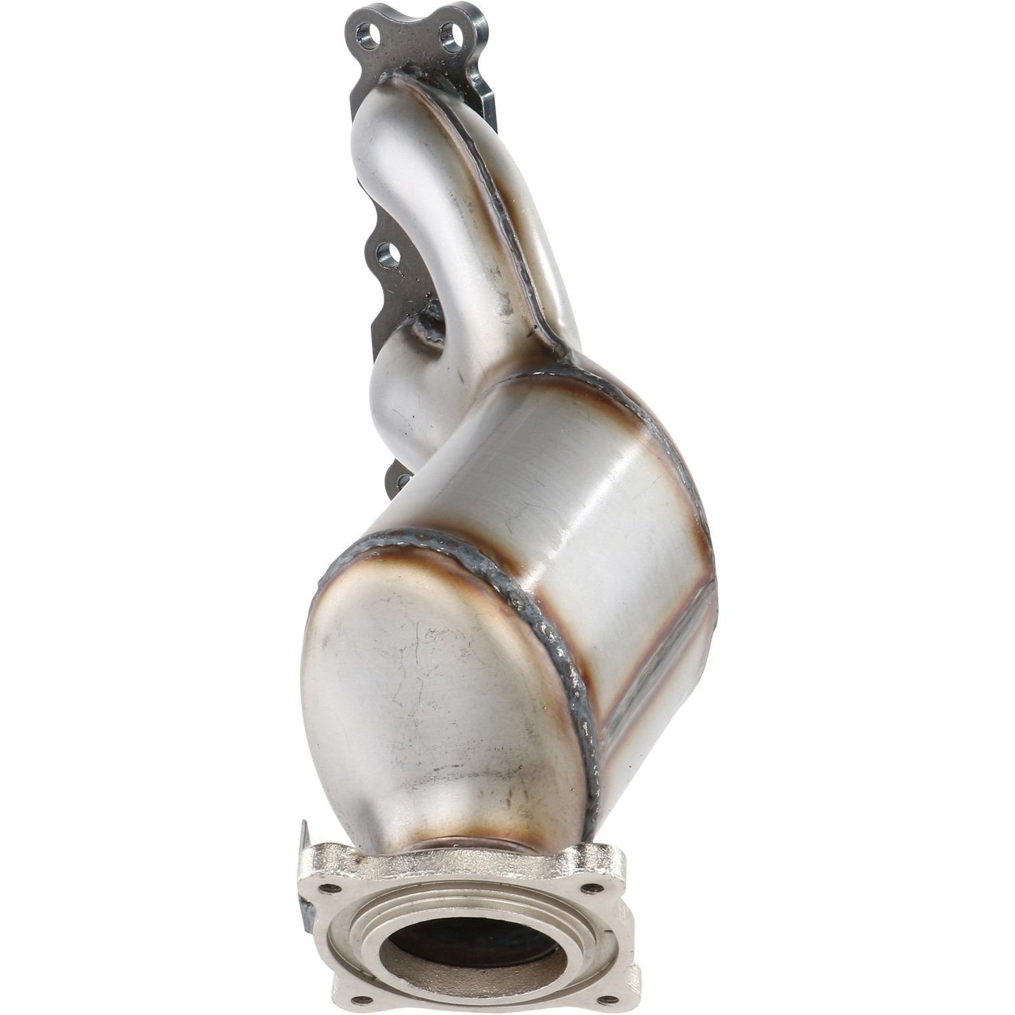 Left View of Left Catalytic Converter with Integrated Exhaust Manifold OP CONVERTERS OPCE7035