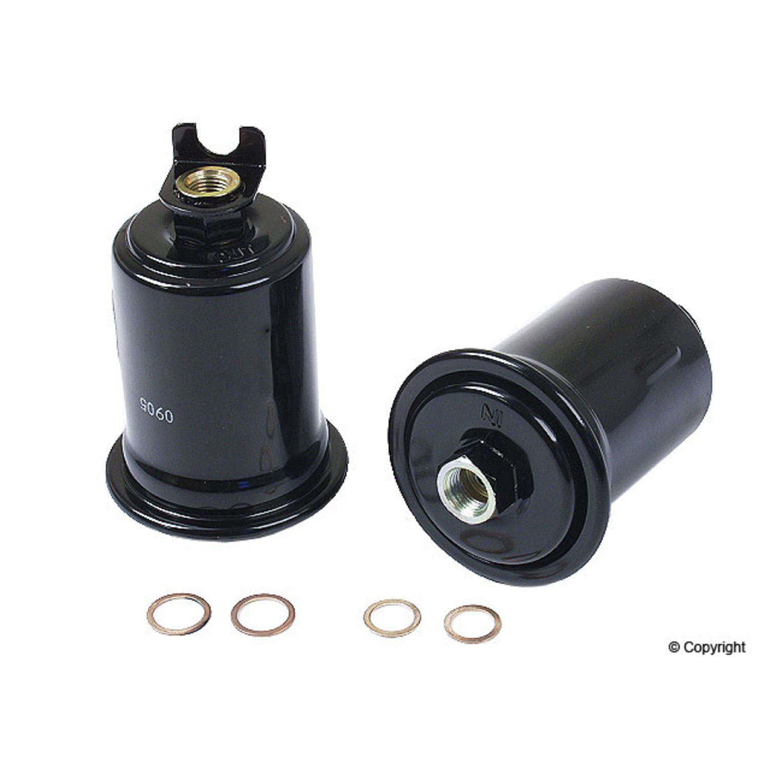 Front View of Fuel Filter OPPARTS 12737005