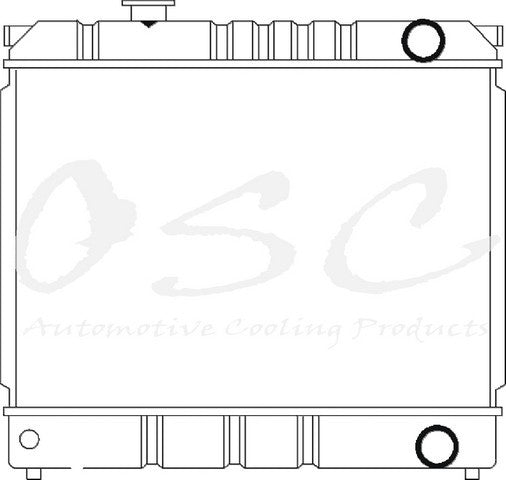 Front View of Radiator ONE STOP SOLUTIONS 1330