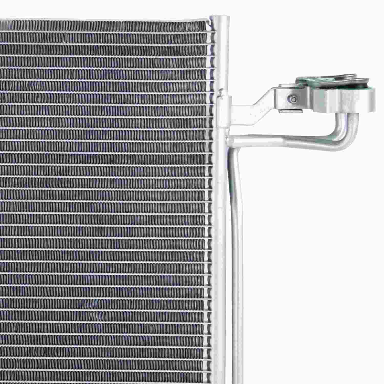 Angle View of A/C Condenser ONE STOP SOLUTIONS 3438