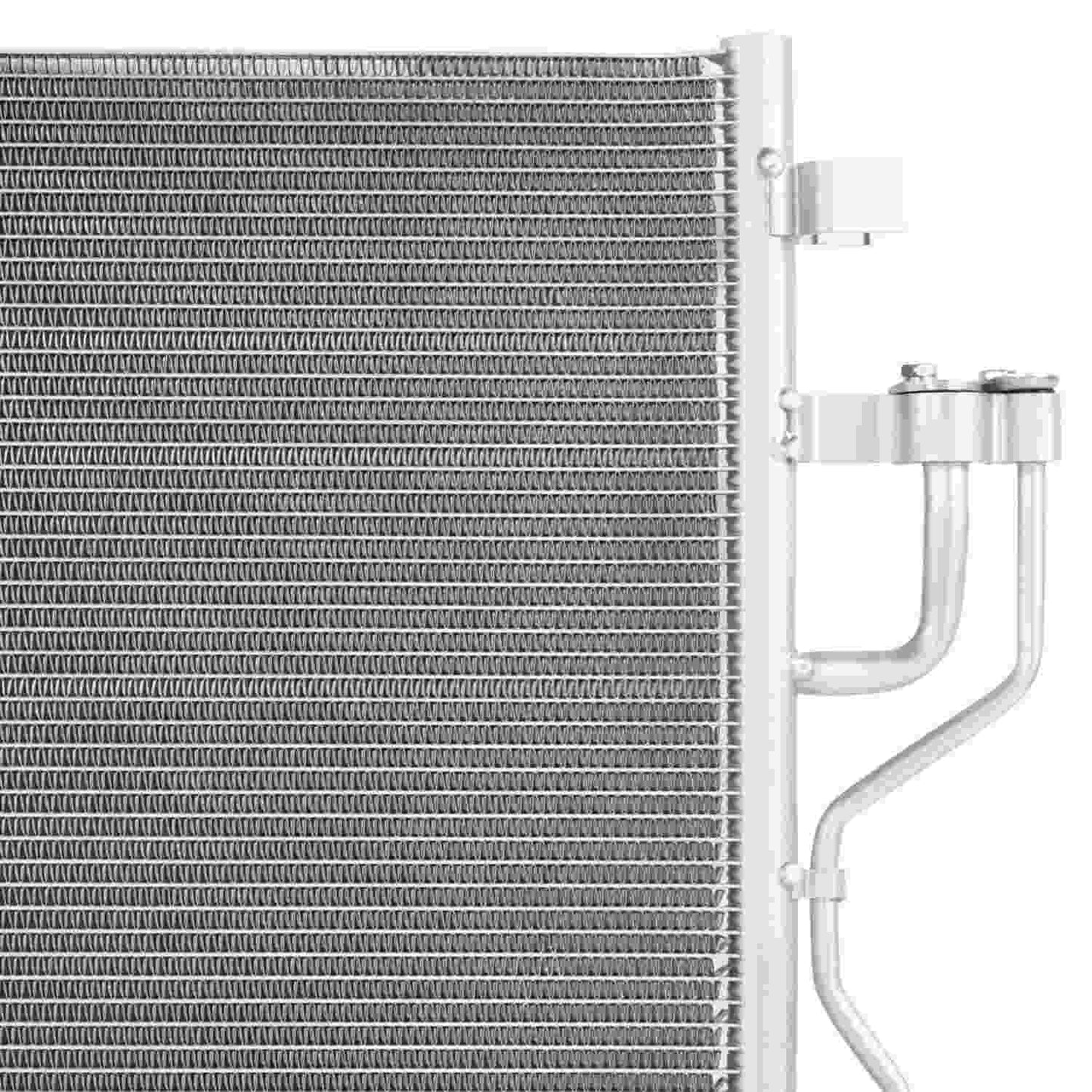 Angle View of A/C Condenser ONE STOP SOLUTIONS 3864