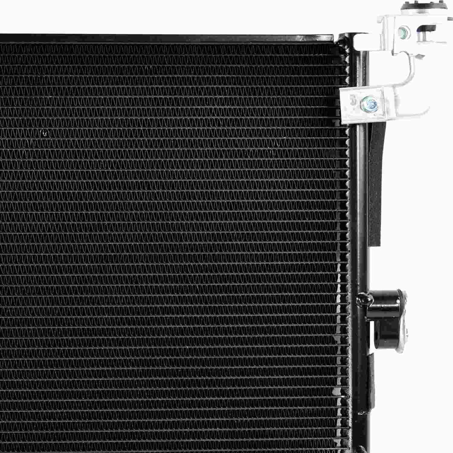 Angle View of A/C Condenser ONE STOP SOLUTIONS 3885