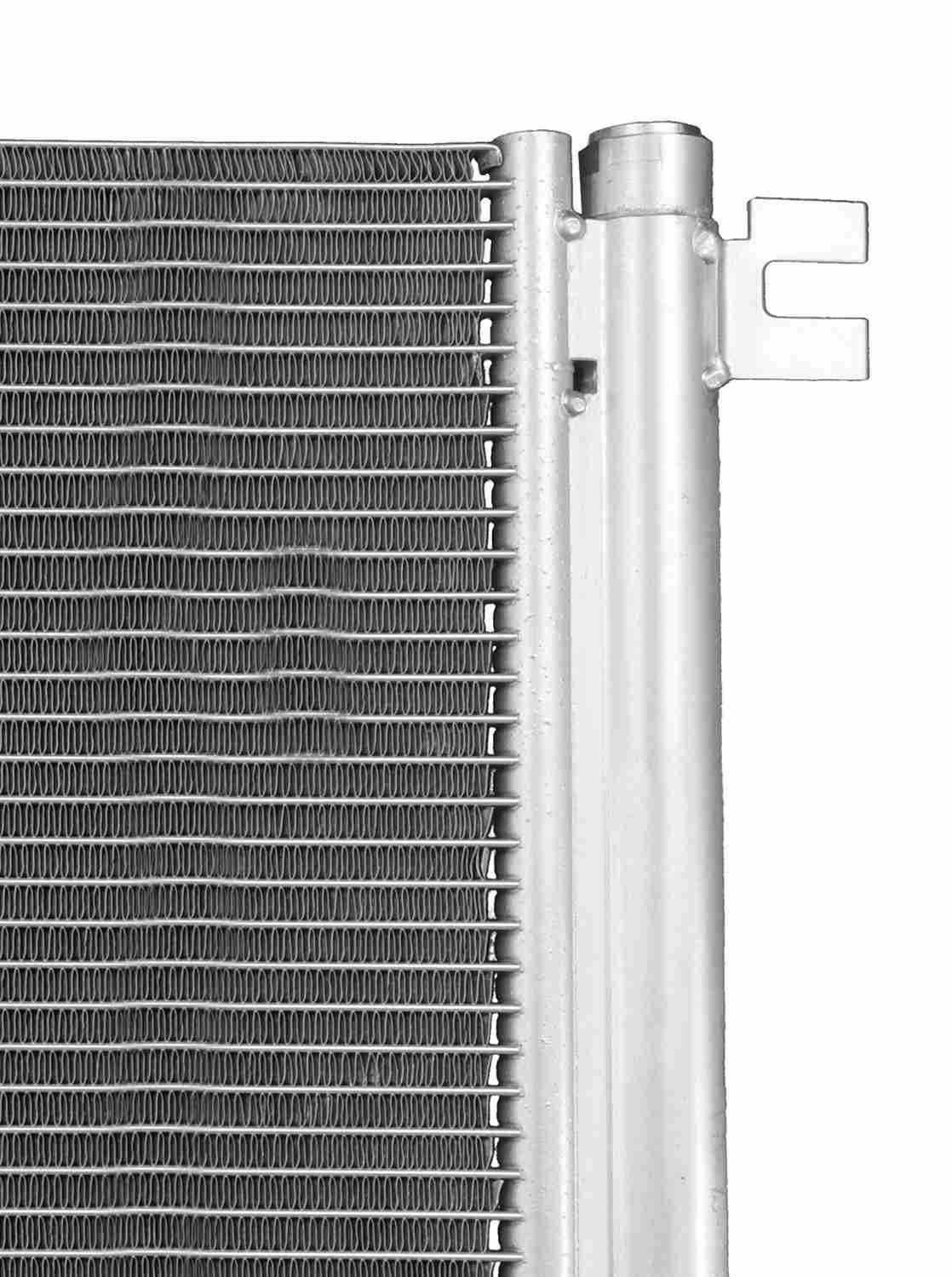 Side View of A/C Condenser ONE STOP SOLUTIONS 4718