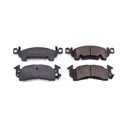 Front View of Front Disc Brake Pad Set POWERSTOP 16-052