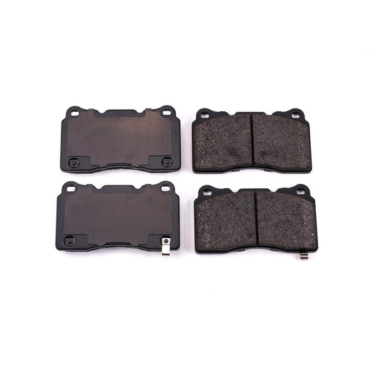 Front View of Front Disc Brake Pad Set POWERSTOP 16-1001