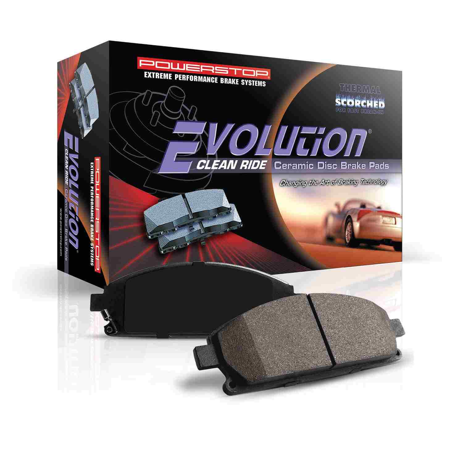 Kit View of Front Disc Brake Pad Set POWERSTOP 16-1001