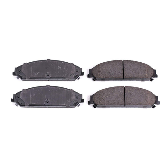 Front View of Front Disc Brake Pad Set POWERSTOP 16-1058