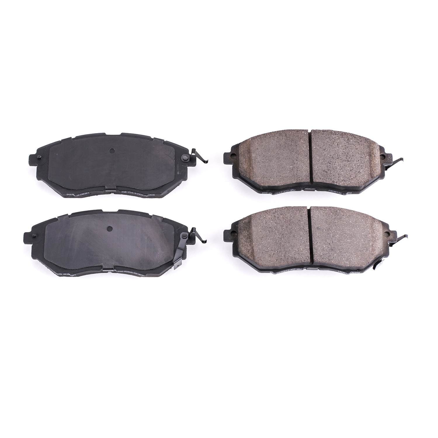 Front View of Front Disc Brake Pad Set POWERSTOP 16-1078