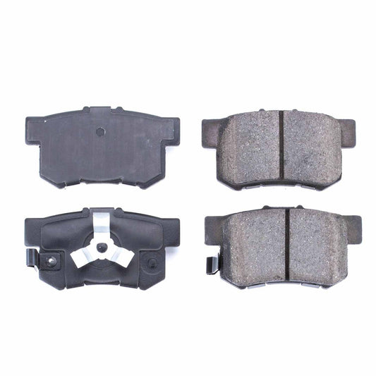 Front View of Rear Disc Brake Pad Set POWERSTOP 16-1086