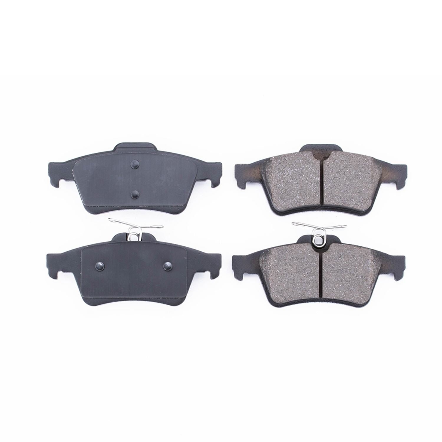 Front View of Rear Disc Brake Pad Set POWERSTOP 16-1095