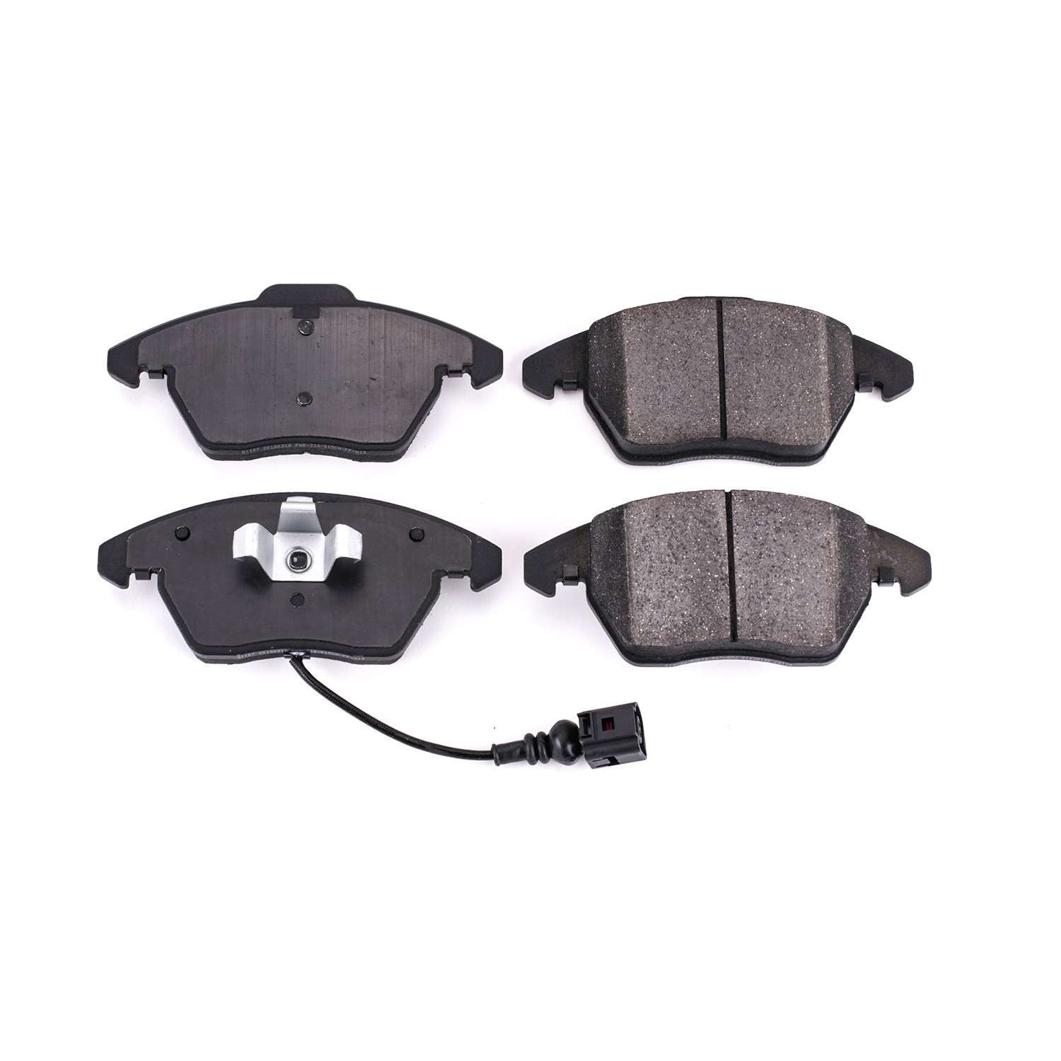 Front View of Front Disc Brake Pad Set POWERSTOP 16-1107