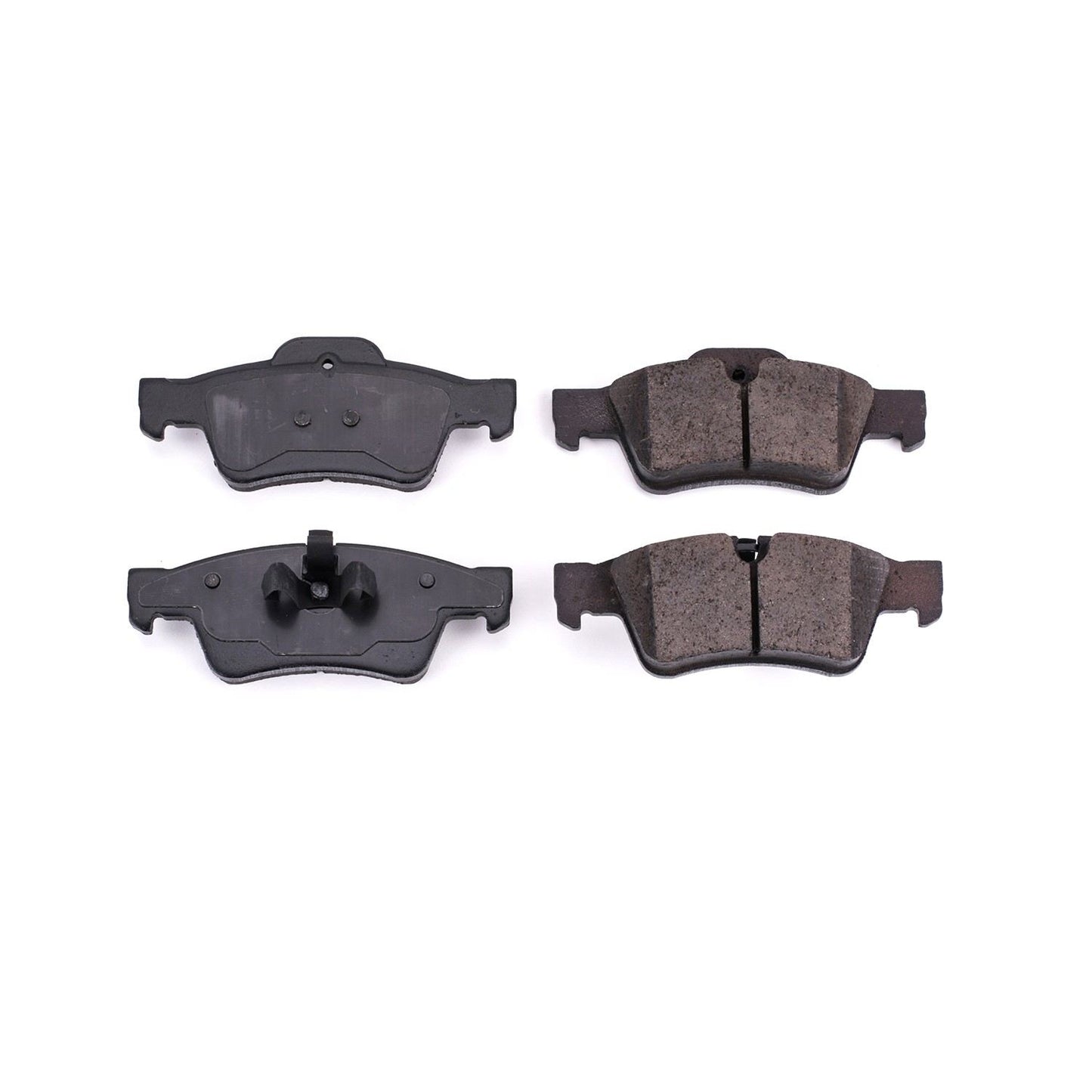 Front View of Rear Disc Brake Pad Set POWERSTOP 16-1122