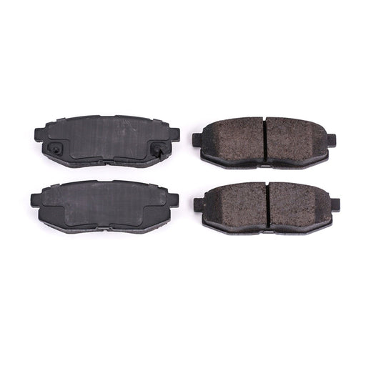 Front View of Rear Disc Brake Pad Set POWERSTOP 16-1124