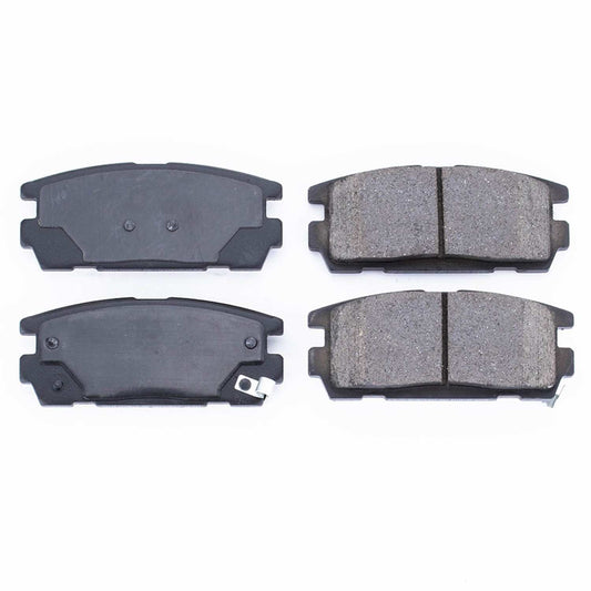 Front View of Rear Disc Brake Pad Set POWERSTOP 16-1275