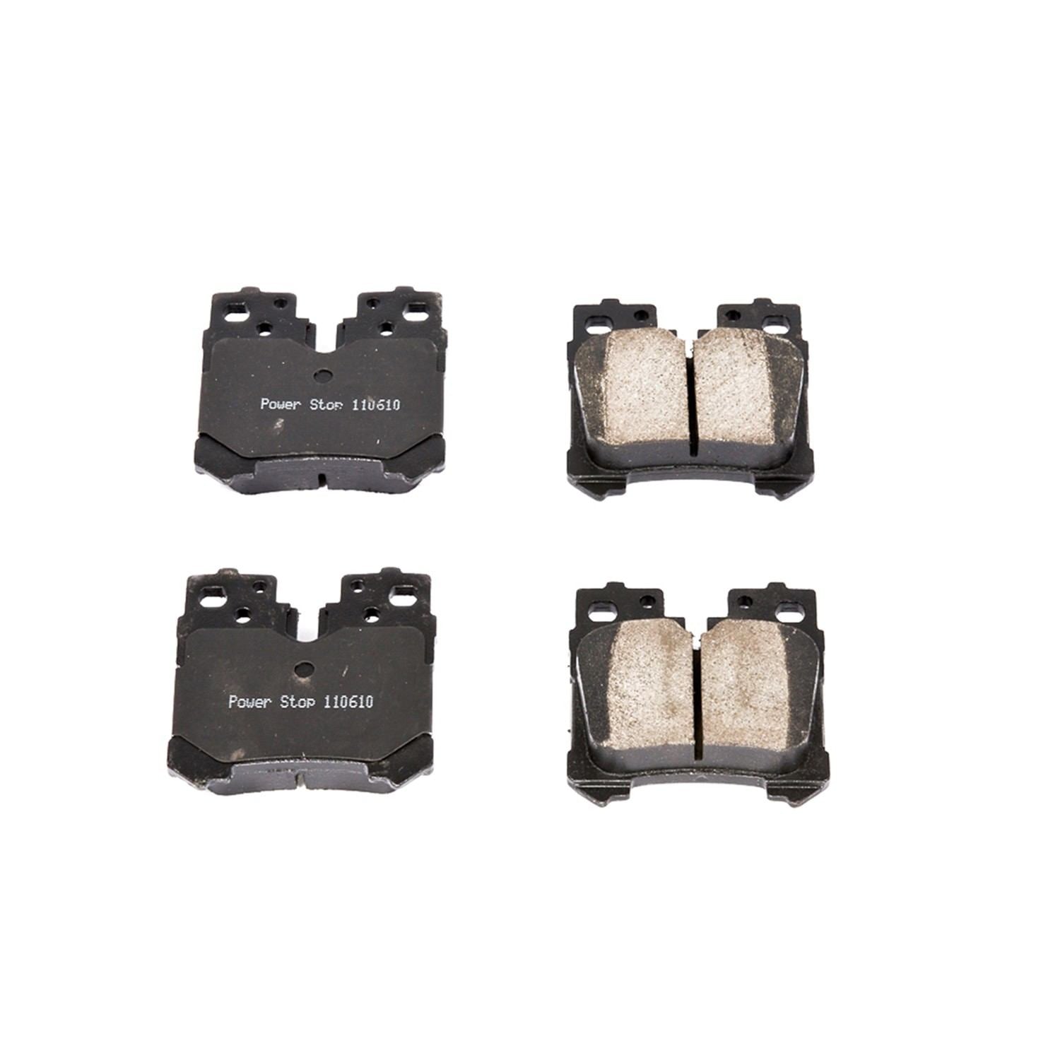 Front View of Rear Disc Brake Pad Set POWERSTOP 16-1283