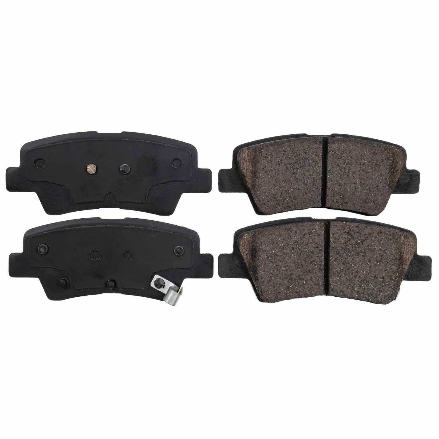 Front View of Rear Disc Brake Pad Set POWERSTOP 16-1313