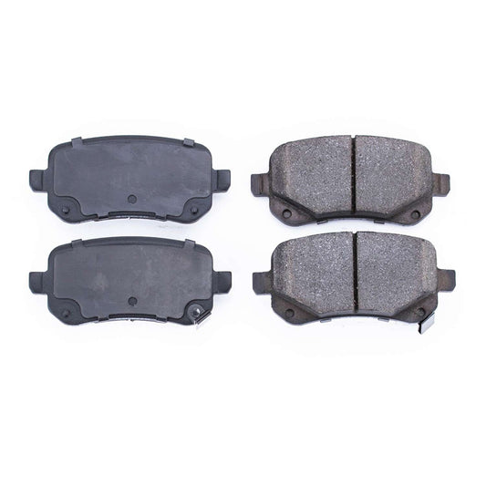 Front View of Rear Disc Brake Pad Set POWERSTOP 16-1326