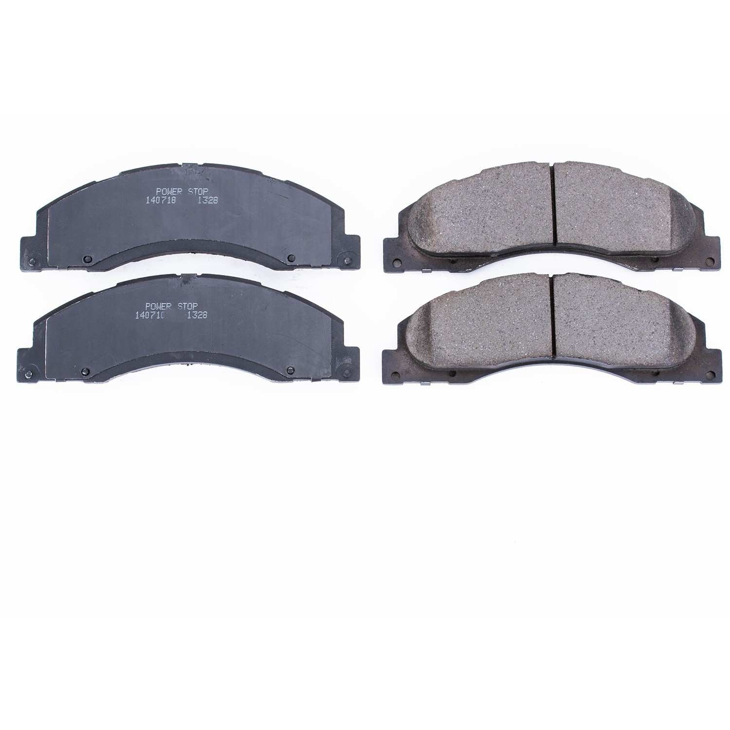 Front View of Front Disc Brake Pad Set POWERSTOP 16-1328