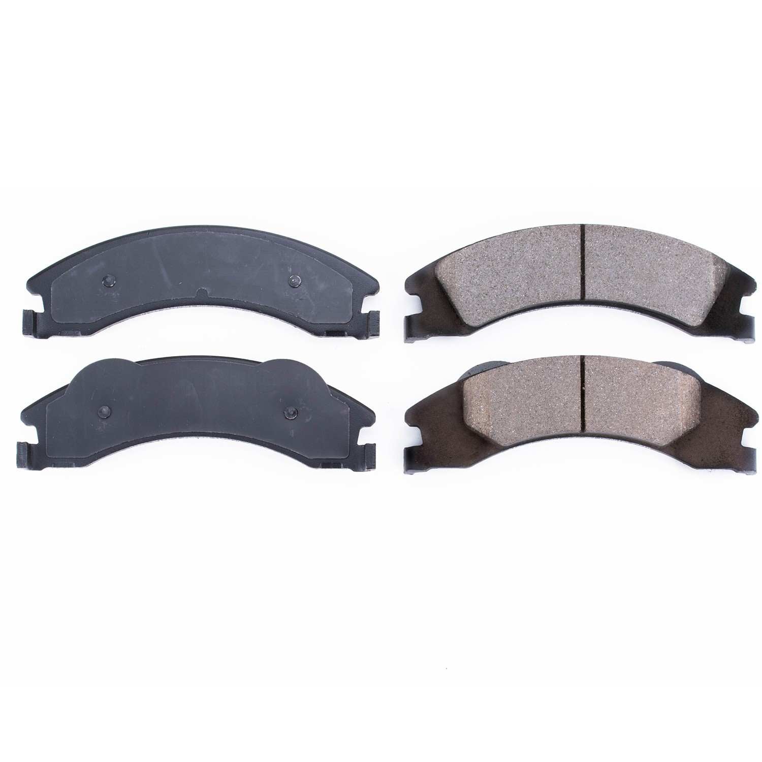 Front View of Rear Disc Brake Pad Set POWERSTOP 16-1329